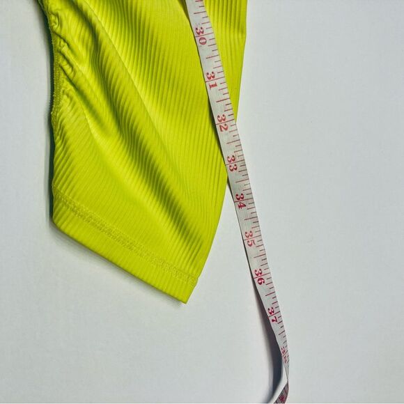 ZYIA Neon Yellow Parallel Luxe‎ High Rise 7/8 24” leggings Size 12 NWT - Picture 12 of 13